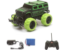 Big and Mean Rock Crawling 1:20 Scale Modified Off-Road Hummer RC Car/Monster Truck  (Green)